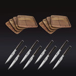 Steak Knife & Bistecca Plate Set, 16-pc (Espresso)