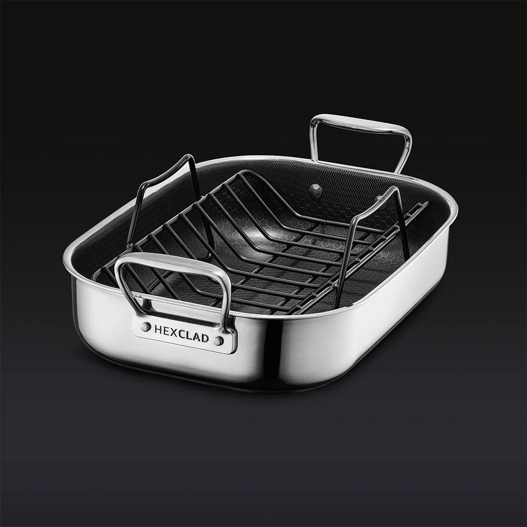 Small Hybrid Roasting Pan w/ Rack, 10" x 14"