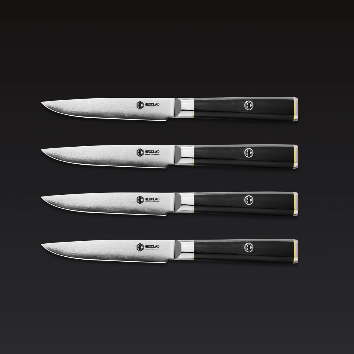 Master Series Damascus Steel Steak Knife Set, 4-pc