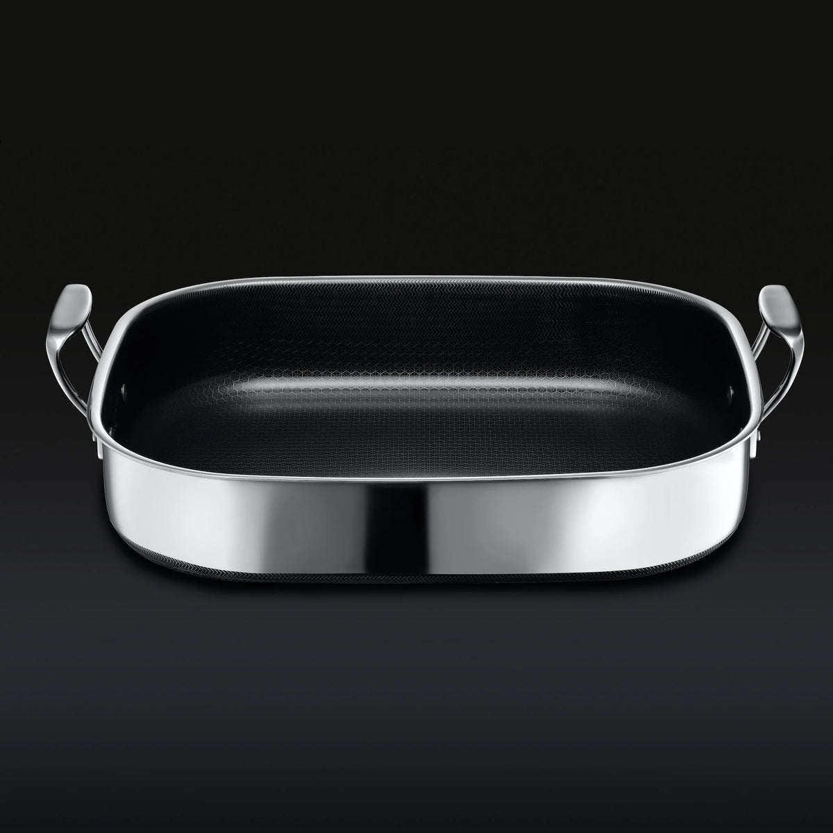 Large Hybrid Roasting Pan w/ Rack, 14" x 16"