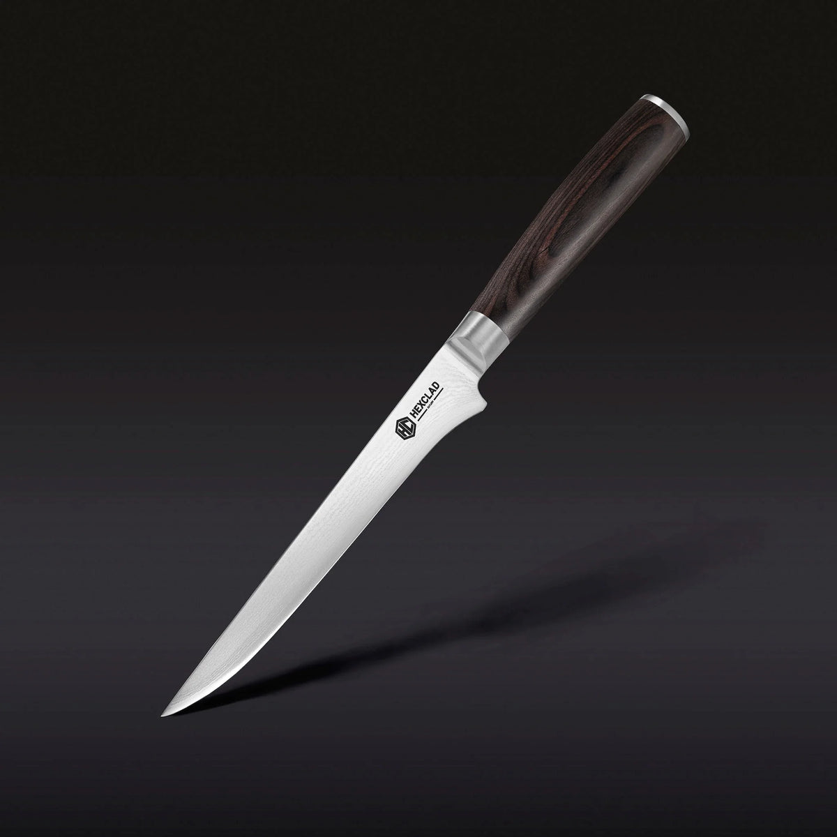 Damascus Steel Boning & Fillet Knife, 6" (Espresso)