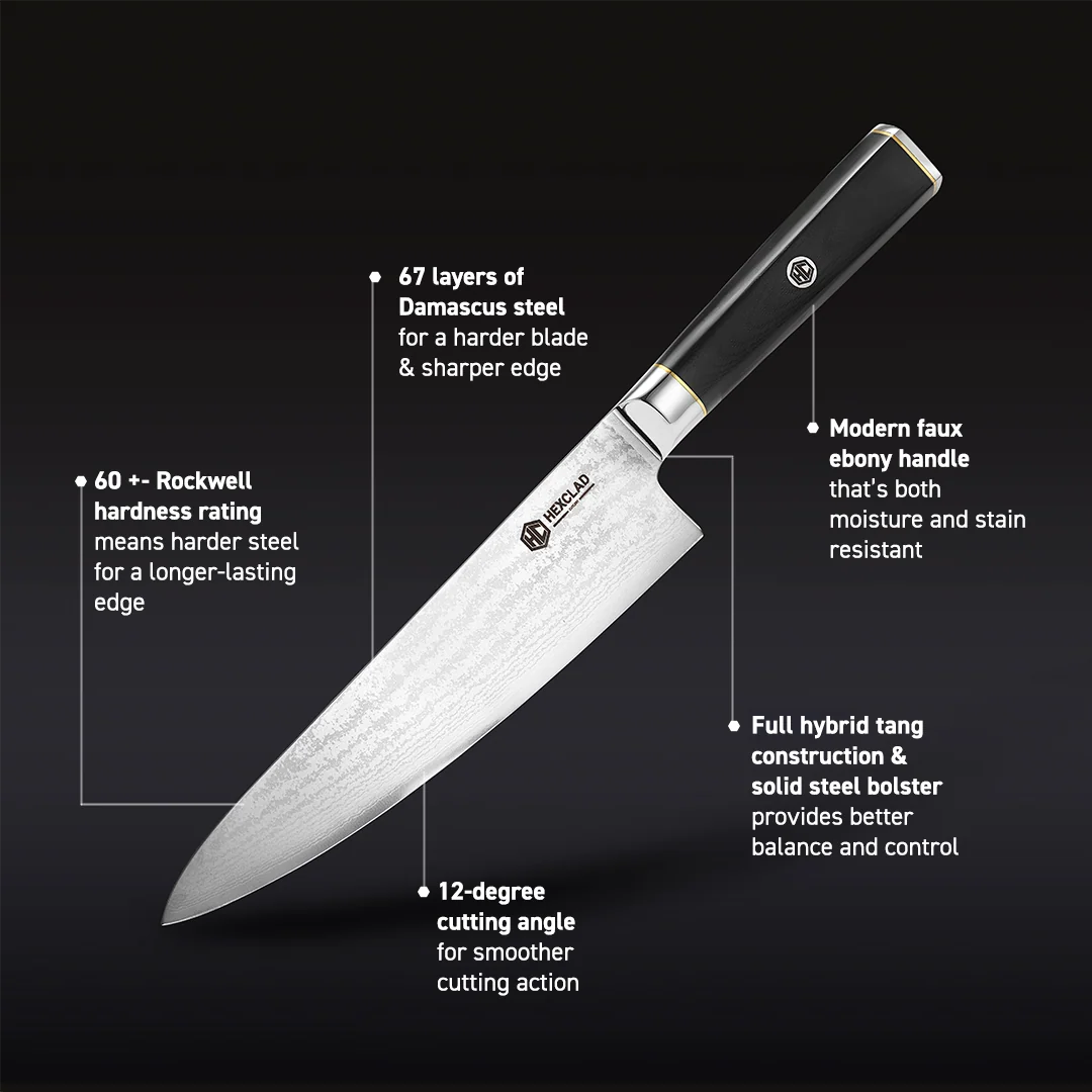 Master Series Damascus Steel Knife Set, 6-pc